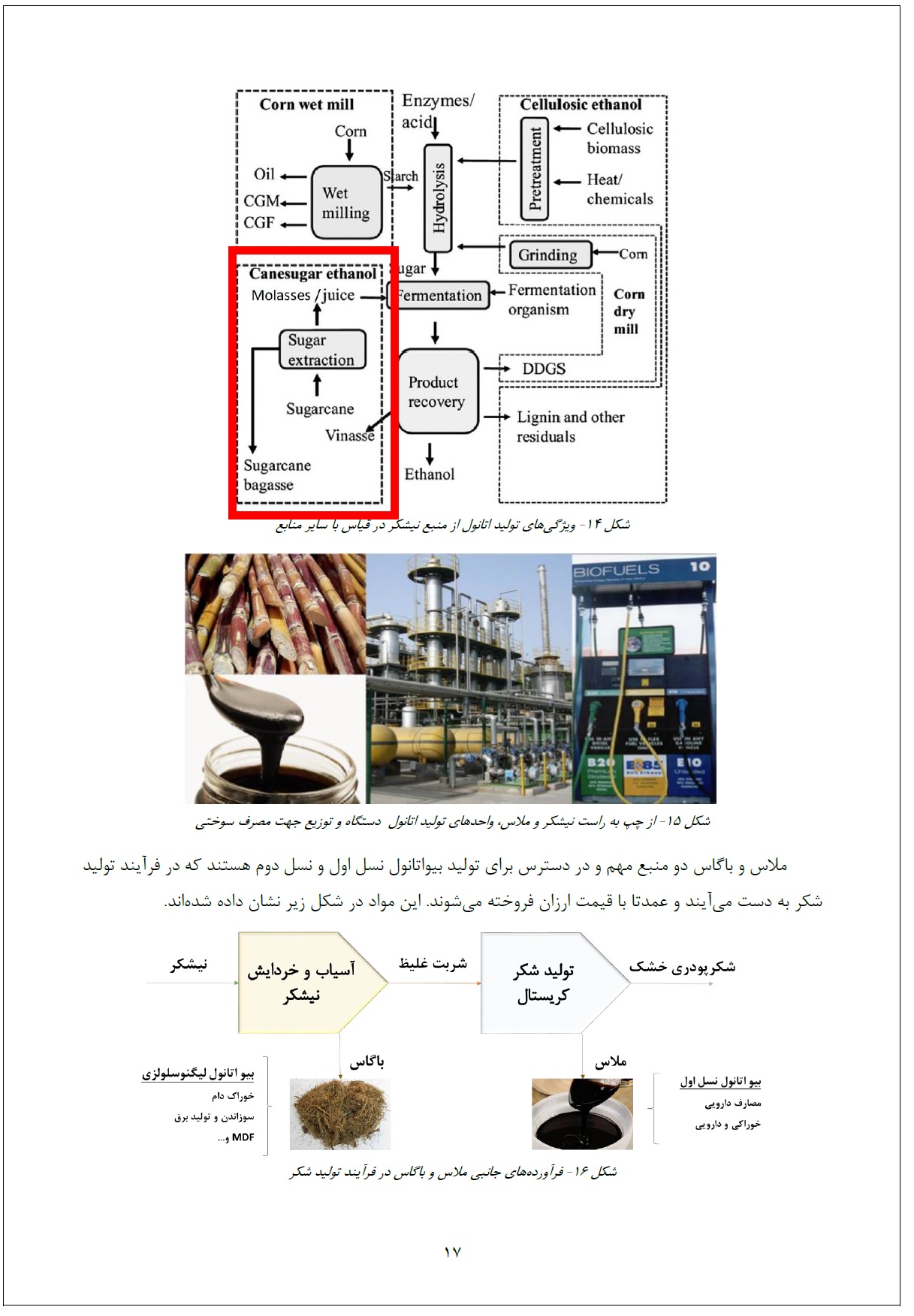 تحقیق ارزیابی فنی و اقتصادی تولید بیواتانول سوختی از ملاس نیشکر